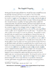 The Grenfell Tragedy | Analysis