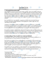 Too Good To Go | Analyse