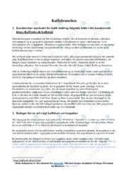 Kaffebranchen | Analyse