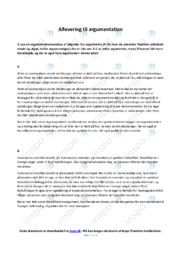 Fire Argumenter | Argumentationsanalyse