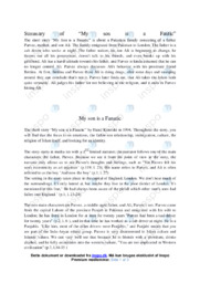 My son is a Fantic | Analytical essay