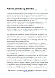 Danskhed er et eksistensvilkår | Analyse | Martin Henriksen