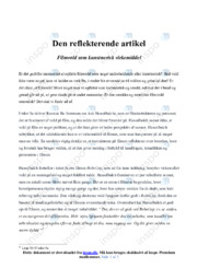 Filmvold som kunstnerisk virkemiddel | Artikel