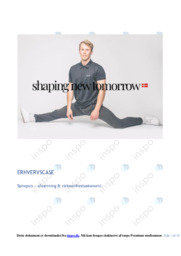Shaping New Tomorrow | Erhvervscase