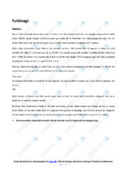 Fuldmagt | Noter i erhvervsret