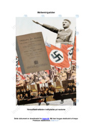 Versaillestraktaten indflydelse på nazisme