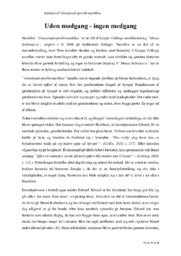 Grønlænderproblematikken | Analyse