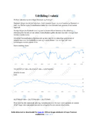 Udvikling i valuta | International økonomi