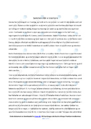 Sammen står vi stærkere | Analyse af tale