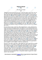 Noget at kæmpe for | Essay