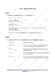 Ligninger | Emneopgave | Matematik