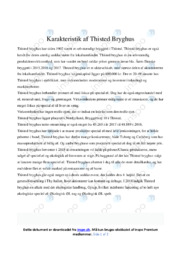 Thisted Bryghus | Analyse