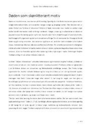 Døden som skønlitterært motiv