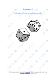 Fordelinger, chi2-test & Konfidensintervaller | Matematik