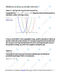 Sinus & cosinus funktioner | Matematik