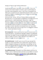 Hvem er jeg | Essay analyse