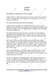 Sluk telefonen | Restauranter vil have madero | Analyse