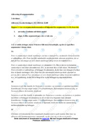 Fire Argumenter | Argumentationsanalyse
