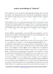 Fjellerad | Analyse | Katrine Buchhave Andersen