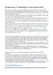 Regnbueflaget er et ekstremistisk symbol | Noter Analyse