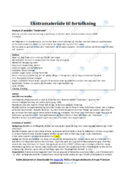 Vadehavet | Analyse | Dorthe Nors