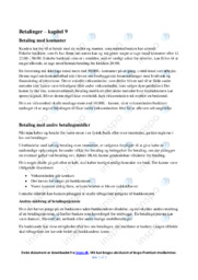 Betaling med kontanter | Noter Erhversret