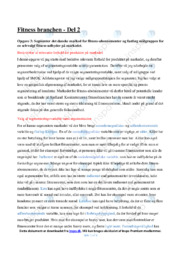 Fitness branchen | Noter