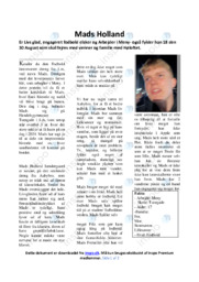 Mads Holland | Noter Dansk Portræt