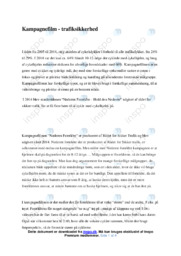 Trafiksikkerhed | Analyse af Kampagnefilm