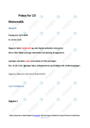 Opgave 1-7 | Matematik Aflevering