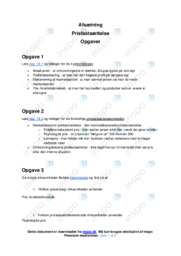 Prisfastsættelse  | Analyse
