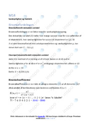 Sandsynlighed og Statistik | Matematik