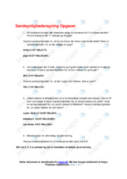 Sandsynlighedsregning | Emneopgave