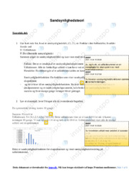Sandsynlighedsteori | Matematik Aflevering