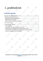 2. Gradsfunktion | Matematik