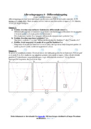 Differentialregning | Opgave