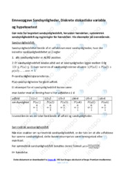 Sandsynligheder | Emneopgave Matematik