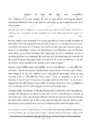 Den lille pige med svovlstikker | Analyse | H.C. Andersen