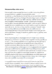 Dokumentarfilms etiske ansvar | Essay