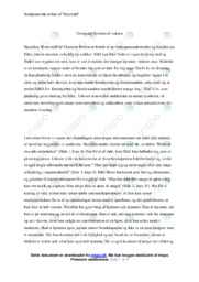 Kronvildt | Analyse | Charlotte Weitze