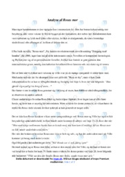 Rosas mor | Analyse | Pia Juul