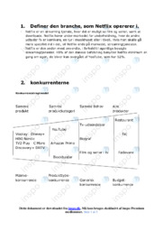 Netflix | Noter i afsætning | over 5 sider