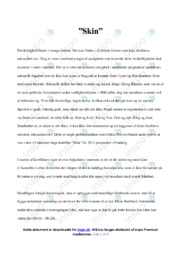 Skin | Analyserende artikkel