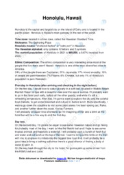 Honolulu, Hawaii | Journal
