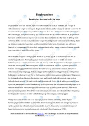 Bogbranchen | Analyse