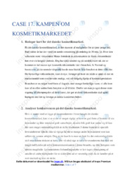 Kosmetikmarkedt | Anlyse