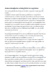 Louis Nielsen | Analyse