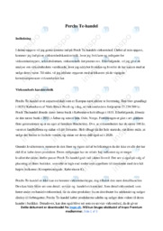 Perchs Te handel | Analyse