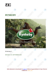Rynkeby | Analyse
