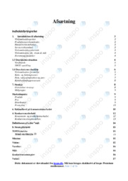 Kæmpe Dokument på 32 sider | Noter Afsætning